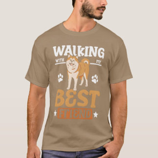 Gå med min bästa vän Akita vintage T Shirt