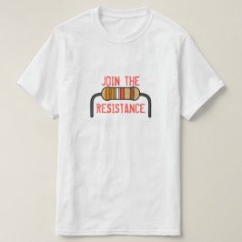 Gå med motståndet tee shirt