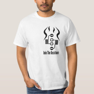 Gå med motståndsvitutslagsplatsen t-shirt