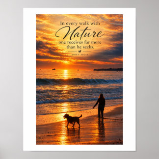 Gå med naturen poster