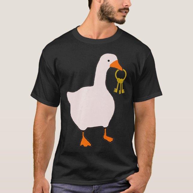 Gå med Nycklar Video Game Premium T Shirt (Framsida)
