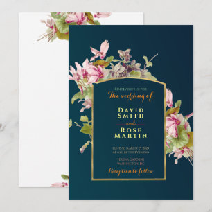 Gå med oss Eucalyptus Lövs Bröllop Card Inbjudningar