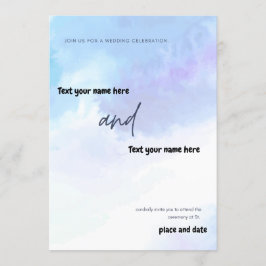 Gå med oss för en bröllop-firande inbjudningar