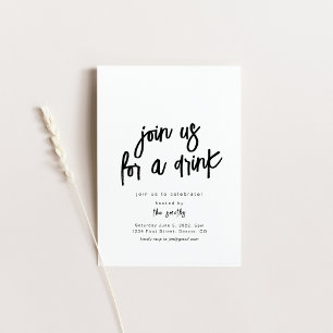 Gå med oss för en Drink Party-inbjudan Inbjudningar