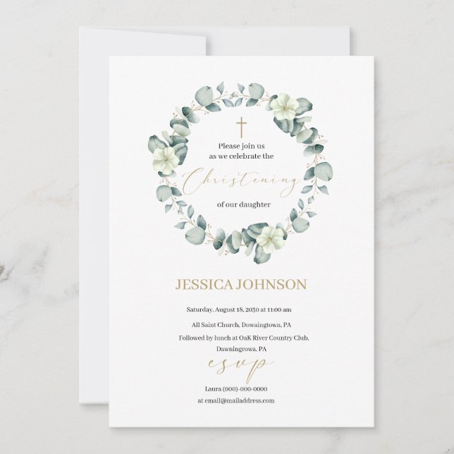 Gå med oss för en julklingsinbjudan inbjudningar (Framsida)