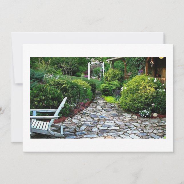 GÅ MED OSS FÖR OUTDOOR PARY-INBJUDAN INBJUDNINGAR (Framsida)