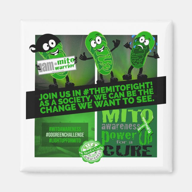 Gå med oss i #TheMitoFight Magnet (Framsidan)