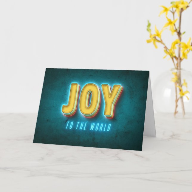 Gå med på Helgdag World Anpassningsbar Card Kort (Gul blomma)
