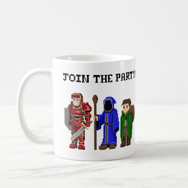 Gå med partymuggen kaffemugg (Vänster)