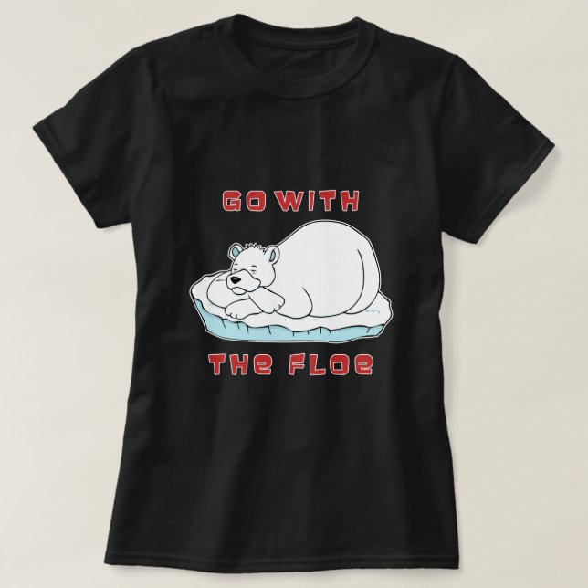 Gå med Polarna Flöde Tee (Design framsida)