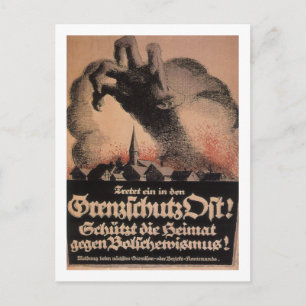 Gå med Poster Östran Frontier Guards_Propaganda Vykort
