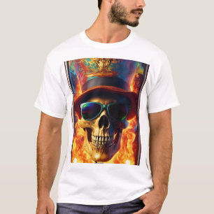 Gå med Rebellen: Skull & Crossbone Sten Concer T Shirt