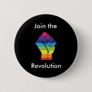 Gå med regnbågerevolutionen knäppas knapp
