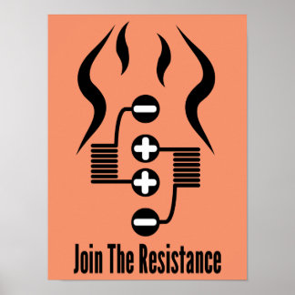 Gå med resistens - Orangen Poster