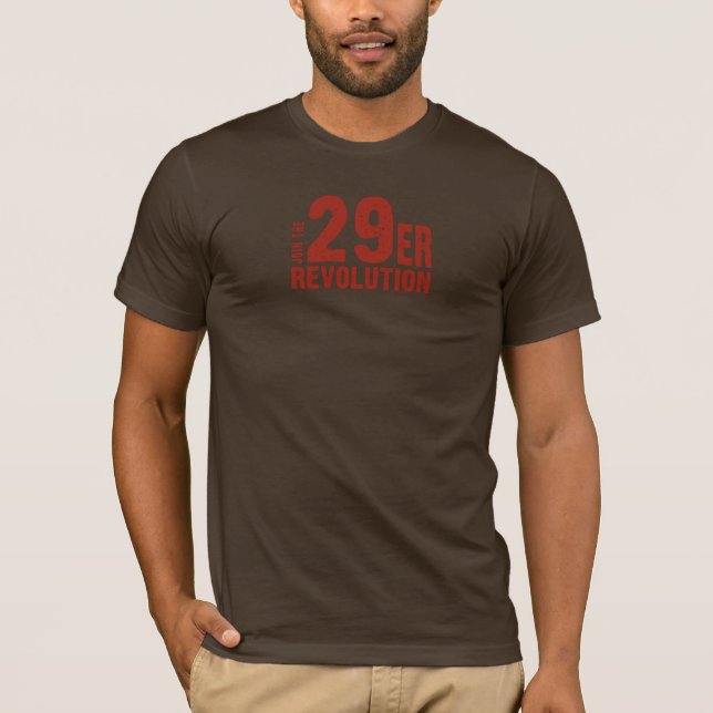 Gå med revolutionen 29er tee shirt (Framsida)