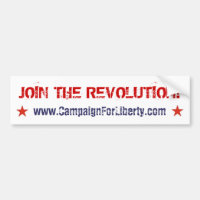 Gå med revolutionen! bildekal
