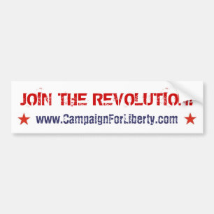 Gå med revolutionen! bildekal