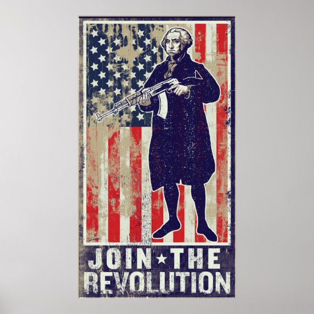 Gå med Revolutionen Skriv ut Poster (Framsidan)