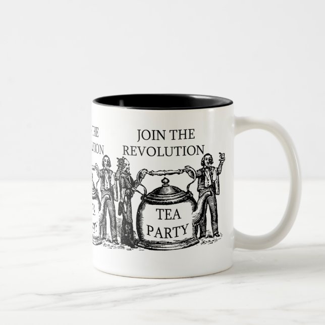 GÅ MED REVOLUTIONEN Två-Tonad MUGG (Höger)
