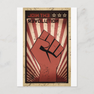 Gå med Revolutionen Vykort