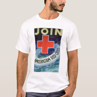 Gå med Röda koret - livspararen (US00293) Tee Shirt