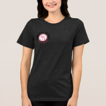 "Gå med Rosa" Dam Black T-Shirt