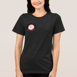 "Gå med Rosa" Dam Black T-Shirt