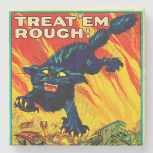 Gå med Tank Corp Black Cat Stenunderlägg