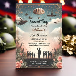 Gå med Travel Surprise Globe Farewell 30års födels Inbjudningar<br><div class="desc">Gå med oss för ett oförglömligt firande med vår inbjudan "Gå med Travel Surprise Globe Farewell" i 30års födelsedag! När vi farväl till 200-talet, den här globala designen inbjudan, ger ni er in på en resa av överraskningar och upphetsning. Håll dig till en kväll fylld med mystik, skratt och hjärtliga...</div>