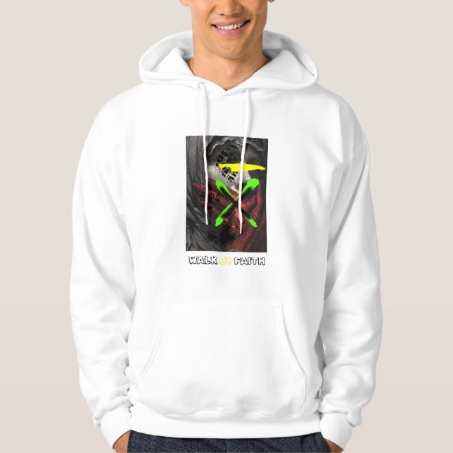 GÅ MED TRO HOODIE (Framsida)