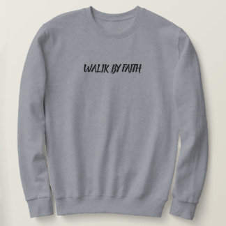 Gå med tro – kristen t-shirt för troende lång ärmad tröja