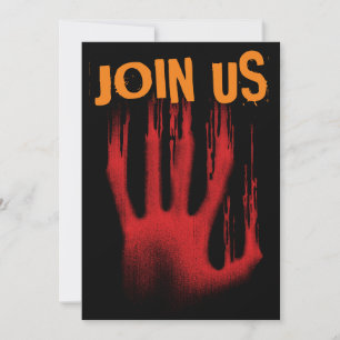 Gå med Us Halloween Inbjudningar