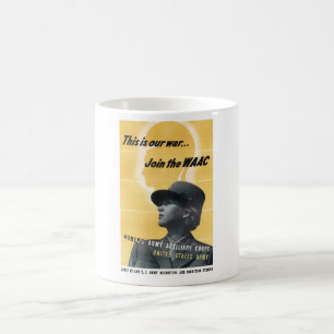 Gå med WAACEN -- WW2 Kaffemugg