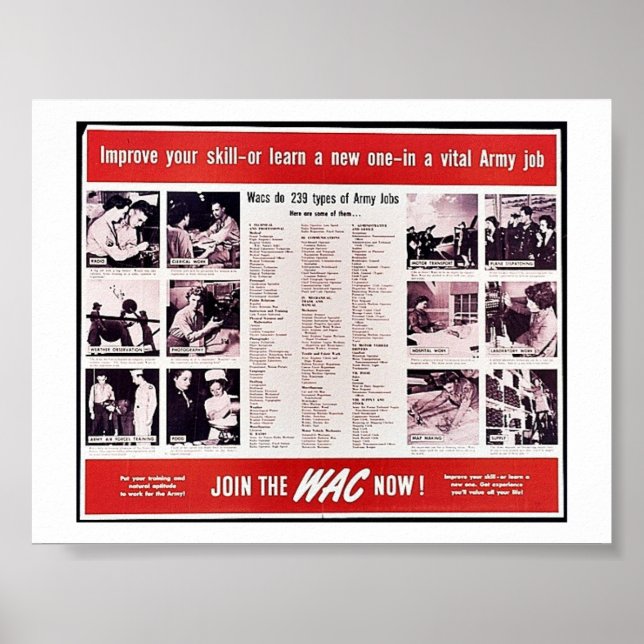 Gå med Wac nu! Poster (Framsidan)