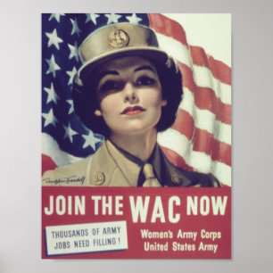 GÅ MED WAC NU POSTER