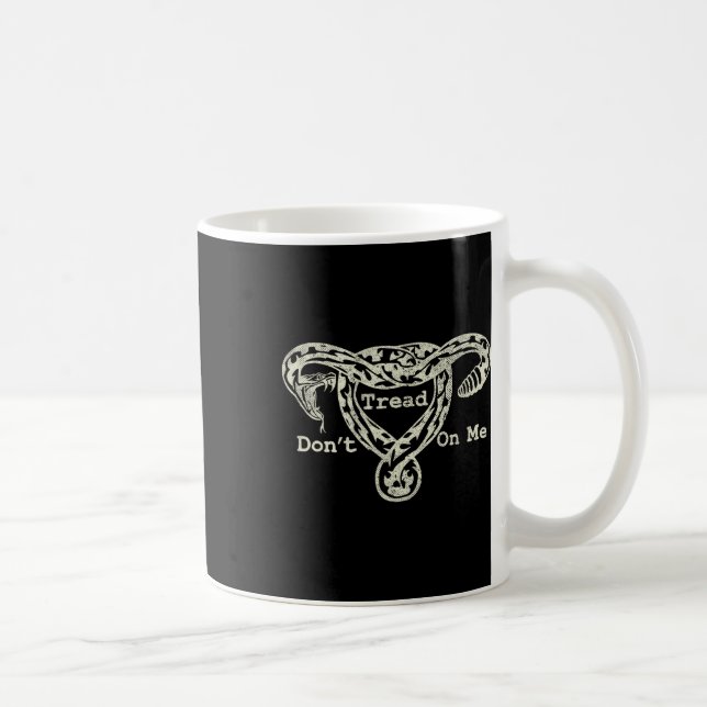 Gå mig Uterus Snake Pro Roe Feminist Kaffemugg (Höger)