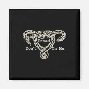 Gå mig Uterus Snake Pro Roe Feminist Magnet