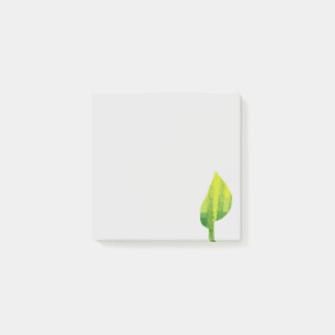 Gå miljövänlig till löv-design post-it block