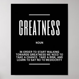Gå mot en större inspirationsoffert poster