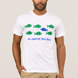 Gå mot flödet tee shirt