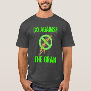 Gå mot kornet - Celiac medvetenhet Tee Shirt