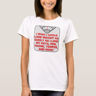 Gå Ner i Vikt Och Bli Klyftig Rolig T-Shirt Tees