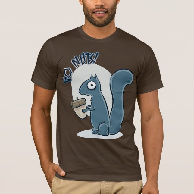 Gå Nöt! Squirrel T-shirt (Framsida)