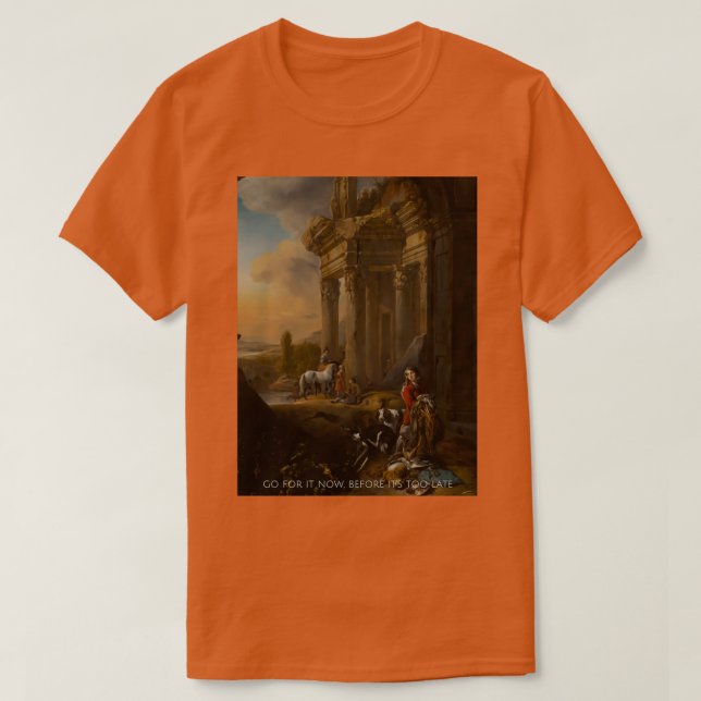 gå nu innan dess för sent t shirt (Design framsida)