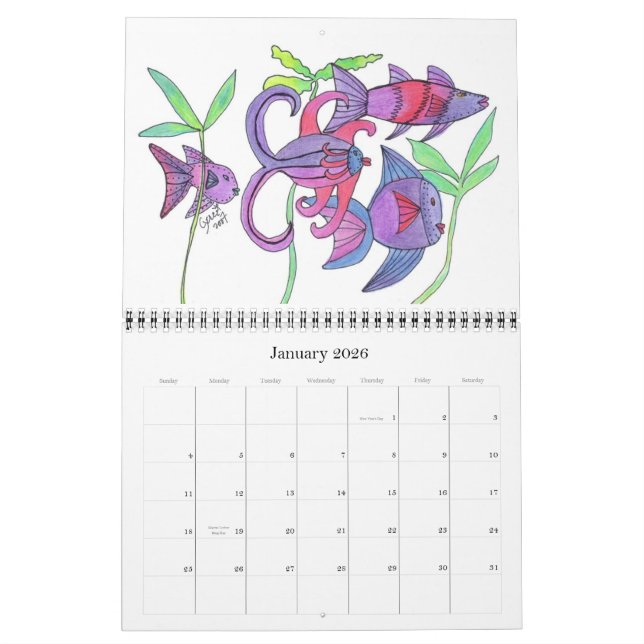 Gå och fiska! Kalender (Jan 2026)