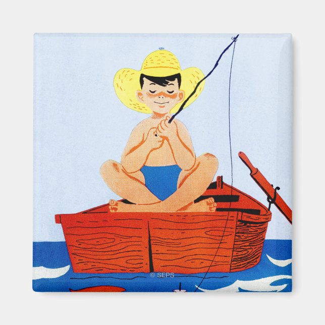 Gå och fiska magnet (Framsidan)