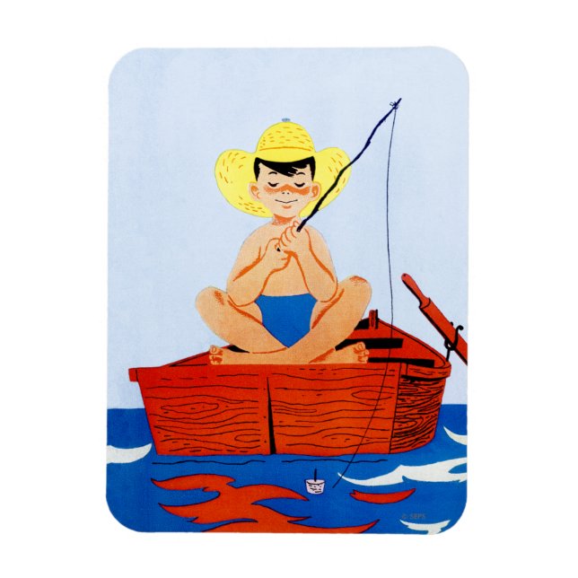 Gå och fiska magnet (Vertikal)