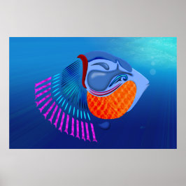Gå och fiska poster