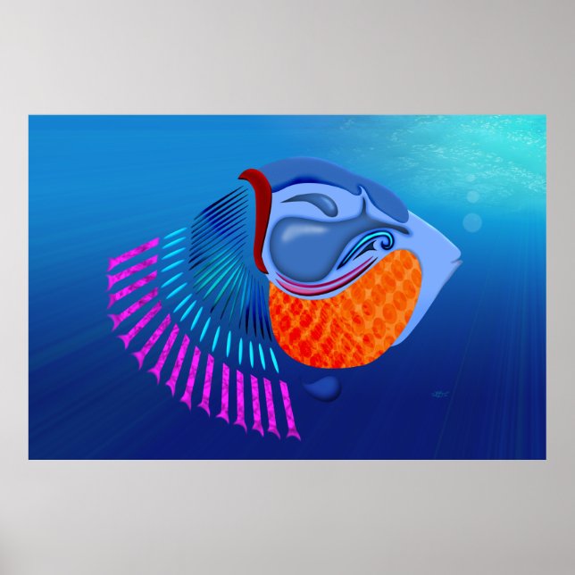 Gå och fiska poster (Framsidan)