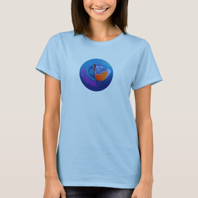 Gå och fiska t-shirt (Framsida)